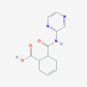 6-[(2-pyrazinylamino)carbonyl]-3-cyclohexene-1-carboxylic acid