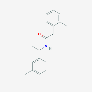 N-[1-(3,4-dimethylphenyl)ethyl]-2-(2-methylphenyl)acetamide