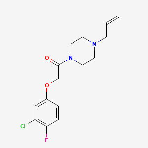 1-allyl-4-[(3-chloro-4-fluorophenoxy)acetyl]piperazine