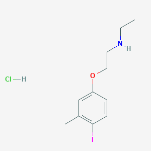 N-ethyl-2-(4-iodo-3-methylphenoxy)ethanamine hydrochloride