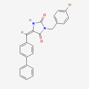 5-(4-biphenylylmethylene)-3-(4-bromobenzyl)-2,4-imidazolidinedione