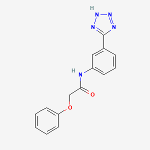 2-phenoxy-N-[3-(1H-tetrazol-5-yl)phenyl]acetamide