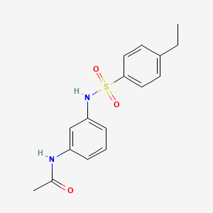 N-(3-{[(4-ethylphenyl)sulfonyl]amino}phenyl)acetamide