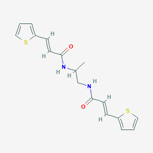 N,N'-1,2-propanediylbis[3-(2-thienyl)acrylamide]