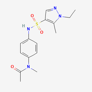 N-(4-{[(1-ethyl-5-methyl-1H-pyrazol-4-yl)sulfonyl]amino}phenyl)-N-methylacetamide