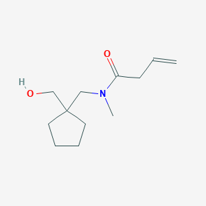 N-{[1-(hydroxymethyl)cyclopentyl]methyl}-N-methylbut-3-enamide