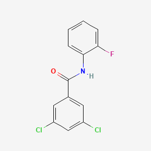 3,5-dichloro-N-(2-fluorophenyl)benzamide