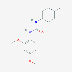 molecular formula C16H24N2O3 B5308895 N-(2,4-dimethoxyphenyl)-N'-(4-methylcyclohexyl)urea 