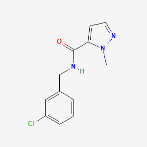 N-(3-chlorobenzyl)-1-methyl-1H-pyrazole-5-carboxamide