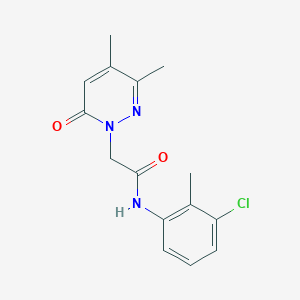 N-(3-chloro-2-methylphenyl)-2-(3,4-dimethyl-6-oxo-1(6H)-pyridazinyl)acetamide