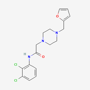 N-(2,3-dichlorophenyl)-2-[4-(2-furylmethyl)-1-piperazinyl]acetamide