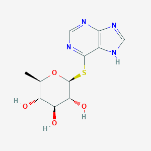 molecular formula C11H14N4O4S B053090 6-Purinyl 6-deoxy-1-thioglucopyranoside CAS No. 114248-64-5