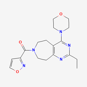 2-ethyl-7-(isoxazol-3-ylcarbonyl)-4-morpholin-4-yl-6,7,8,9-tetrahydro-5H-pyrimido[4,5-d]azepine