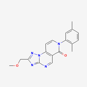 7-(2,5-dimethylphenyl)-2-(methoxymethyl)pyrido[3,4-e][1,2,4]triazolo[1,5-a]pyrimidin-6(7H)-one