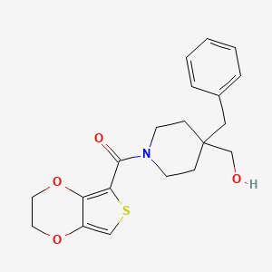 [4-benzyl-1-(2,3-dihydrothieno[3,4-b][1,4]dioxin-5-ylcarbonyl)piperidin-4-yl]methanol