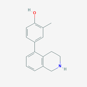 2-methyl-4-(1,2,3,4-tetrahydroisoquinolin-5-yl)phenol
