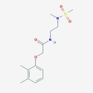2-(2,3-dimethylphenoxy)-N-{2-[methyl(methylsulfonyl)amino]ethyl}acetamide