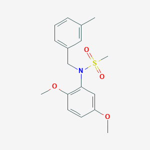 N-(2,5-dimethoxyphenyl)-N-(3-methylbenzyl)methanesulfonamide