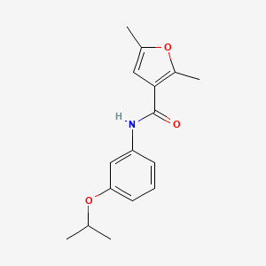 N-(3-isopropoxyphenyl)-2,5-dimethyl-3-furamide