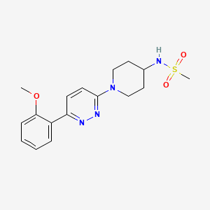 N-{1-[6-(2-methoxyphenyl)pyridazin-3-yl]piperidin-4-yl}methanesulfonamide