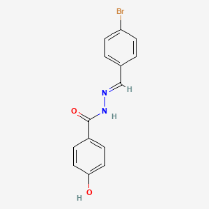 N'-(4-bromobenzylidene)-4-hydroxybenzohydrazide