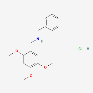 1-phenyl-N-(2,4,5-trimethoxybenzyl)methanamine hydrochloride