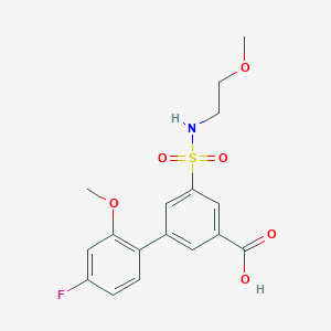 4'-fluoro-2'-methoxy-5-{[(2-methoxyethyl)amino]sulfonyl}biphenyl-3-carboxylic acid