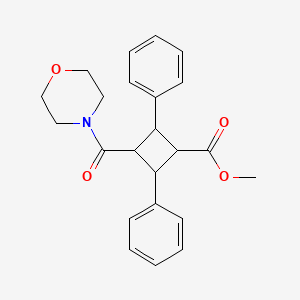 methyl 3-(4-morpholinylcarbonyl)-2,4-diphenylcyclobutanecarboxylate