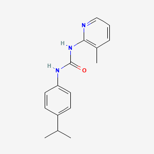 molecular formula C16H19N3O B5310212 N-(4-isopropylphenyl)-N'-(3-methyl-2-pyridinyl)urea 
