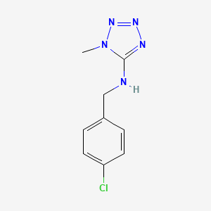 molecular formula C9H10ClN5 B5310257 N-(4-chlorobenzyl)-1-methyl-1H-tetrazol-5-amine 