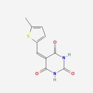 molecular formula C10H8N2O3S B5310293 5-[(5-methyl-2-thienyl)methylene]-2,4,6(1H,3H,5H)-pyrimidinetrione CAS No. 7293-32-5