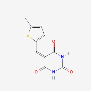 5-[(5-methyl-2-thienyl)methylene]-2,4,6(1H,3H,5H)-pyrimidinetrione