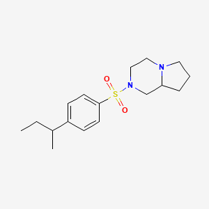 2-[(4-sec-butylphenyl)sulfonyl]octahydropyrrolo[1,2-a]pyrazine