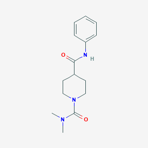 N~1~,N~1~-dimethyl-N~4~-phenyl-1,4-piperidinedicarboxamide