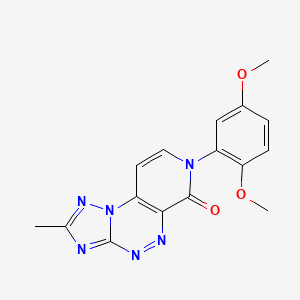 7-(2,5-dimethoxyphenyl)-2-methylpyrido[4,3-e][1,2,4]triazolo[5,1-c][1,2,4]triazin-6(7H)-one