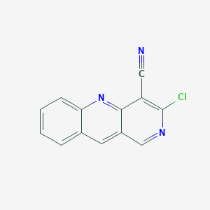 molecular formula C13H6ClN3 B5310973 3-chlorobenzo[b]-1,6-naphthyridine-4-carbonitrile 