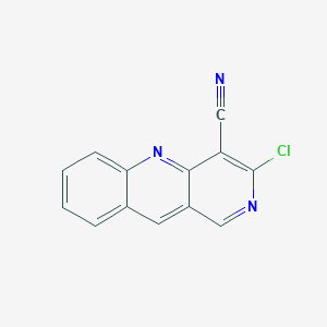 molecular formula C13H6ClN3 B5310973 3-氯苯并[b]-1,6-萘啶-4-腈 