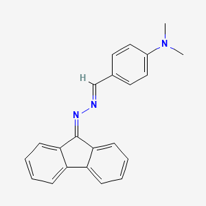 molecular formula C22H19N3 B5311182 4-(dimethylamino)benzaldehyde 9H-fluoren-9-ylidenehydrazone CAS No. 75159-08-9