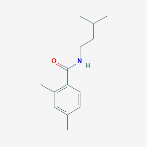 molecular formula C14H21NO B5311186 2,4-dimethyl-N-(3-methylbutyl)benzamide 