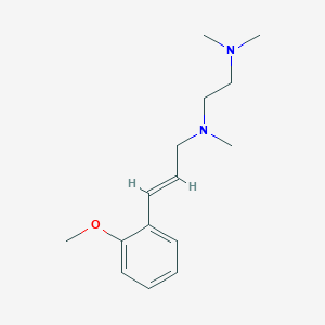 molecular formula C15H24N2O B5311193 N-[3-(2-methoxyphenyl)-2-propen-1-yl]-N,N',N'-trimethyl-1,2-ethanediamine 