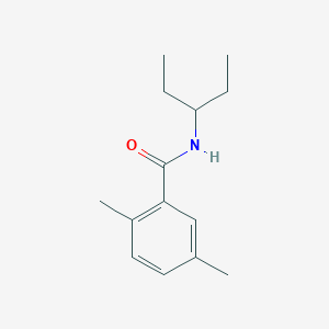 molecular formula C14H21NO B5311278 N-(1-ethylpropyl)-2,5-dimethylbenzamide 