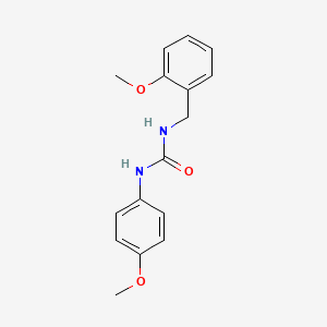 molecular formula C16H18N2O3 B5311403 N-(2-methoxybenzyl)-N'-(4-methoxyphenyl)urea 