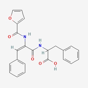 molecular formula C23H20N2O5 B5311426 N-[2-(2-furoylamino)-3-phenylacryloyl]phenylalanine 