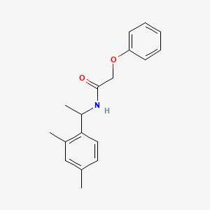 molecular formula C18H21NO2 B5311445 N-[1-(2,4-dimethylphenyl)ethyl]-2-phenoxyacetamide 