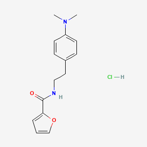 molecular formula C15H19ClN2O2 B5311505 N-{2-[4-(dimethylamino)phenyl]ethyl}-2-furamide hydrochloride 