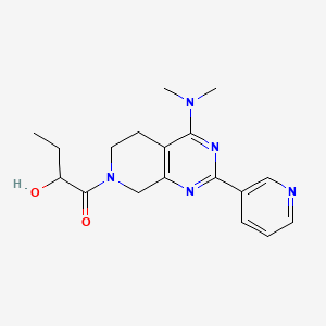 1-[4-(dimethylamino)-2-pyridin-3-yl-5,8-dihydropyrido[3,4-d]pyrimidin-7(6H)-yl]-1-oxobutan-2-ol