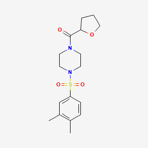 1-[(3,4-dimethylphenyl)sulfonyl]-4-(tetrahydro-2-furanylcarbonyl)piperazine