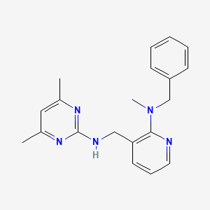 N-({2-[benzyl(methyl)amino]pyridin-3-yl}methyl)-4,6-dimethylpyrimidin-2-amine