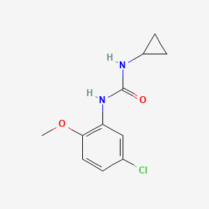 molecular formula C11H13ClN2O2 B5311898 N-(5-chloro-2-methoxyphenyl)-N'-cyclopropylurea 