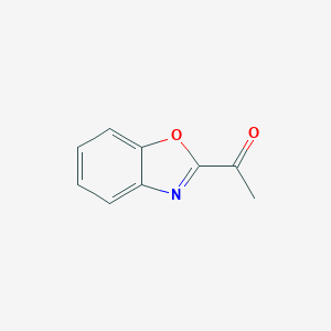 molecular formula C9H7NO2 B053119 1-(Benzo[d]oxazol-2-yl)ethanone CAS No. 122433-29-8